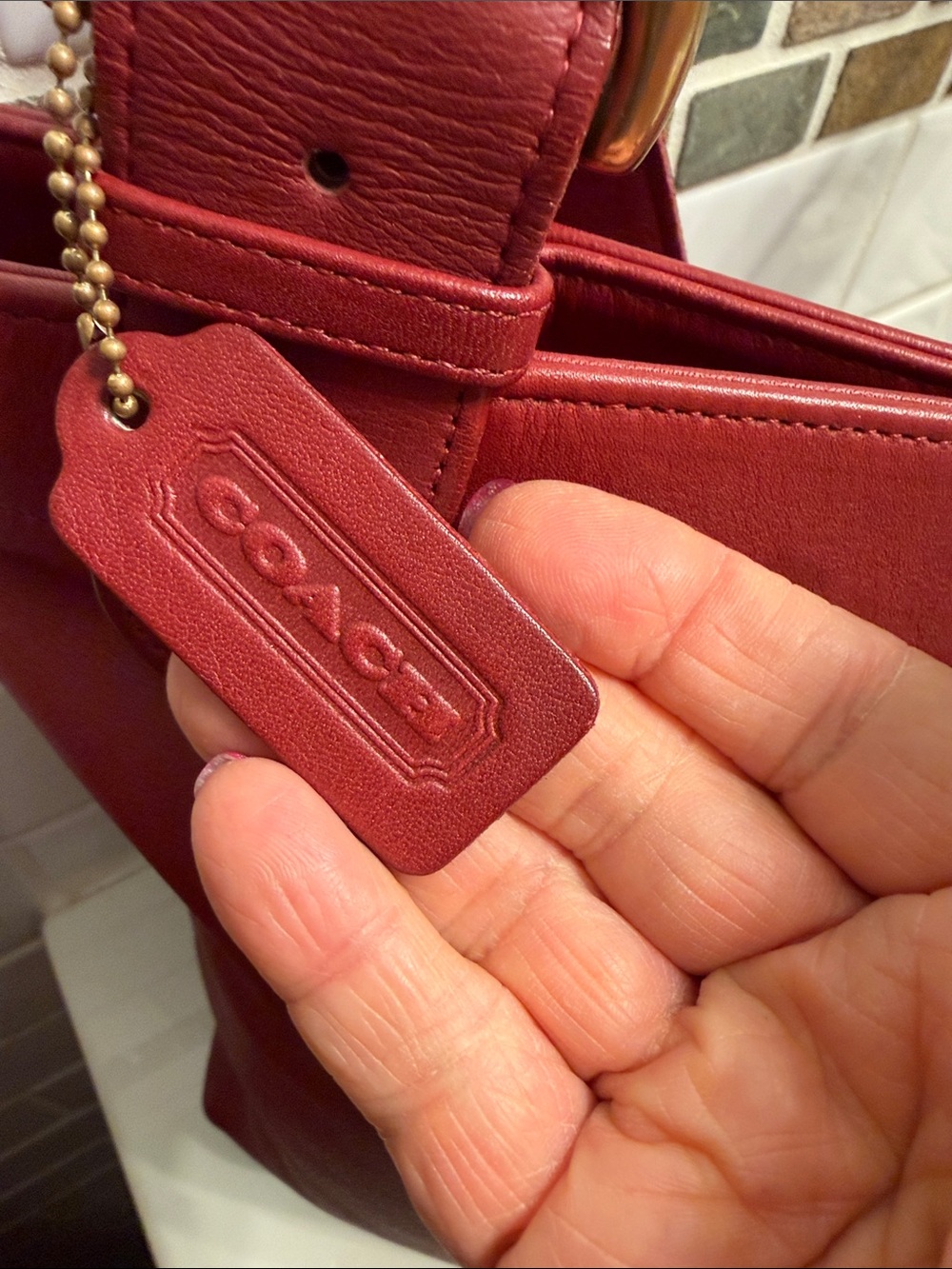 Coach  Leather Vintage Shoulder Bag - Picture 2 of 9